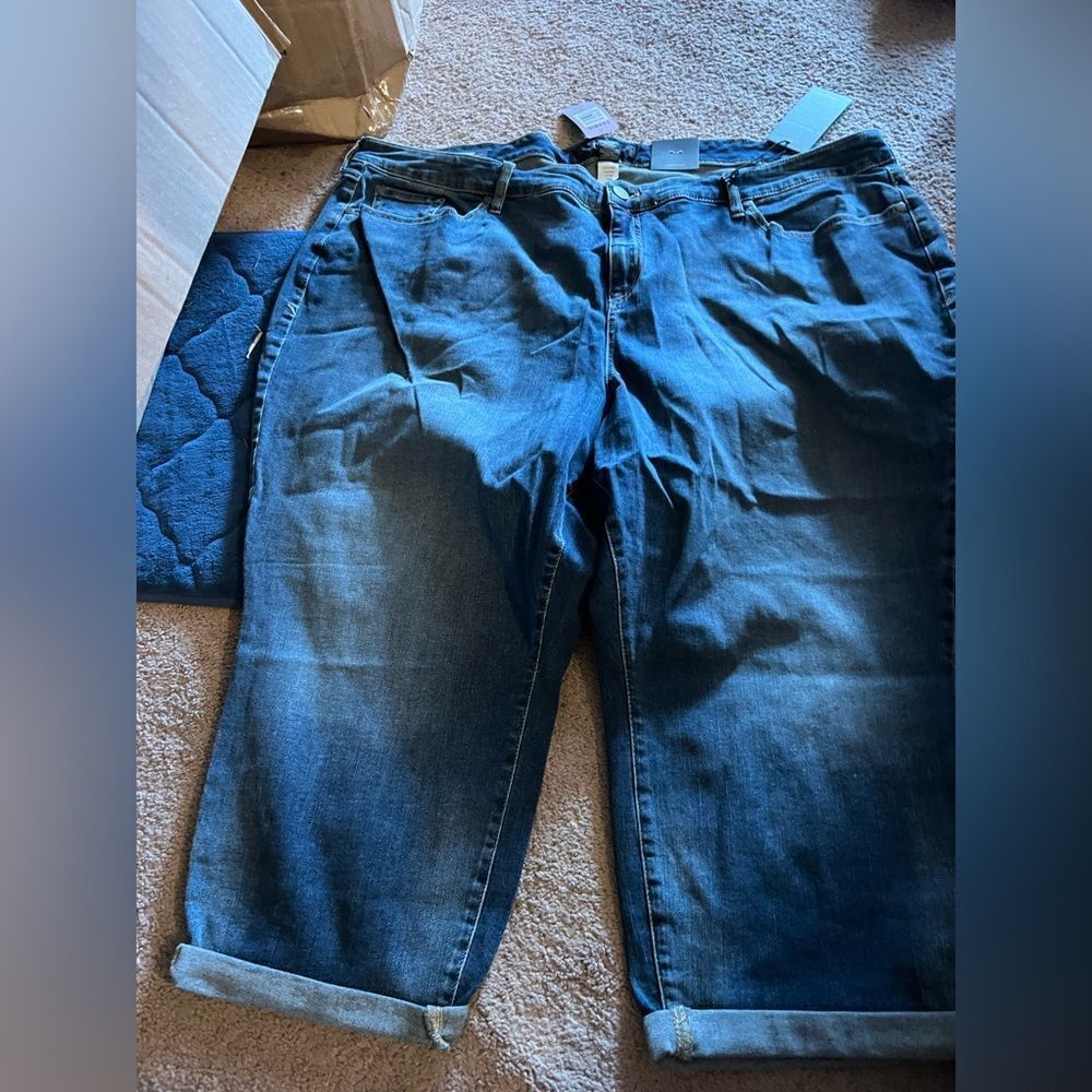 NWT torrid curvy skinny jean capris 28